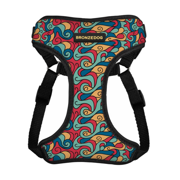 Шлея для собак BronzeDog Sport Витраж M 40-46 см