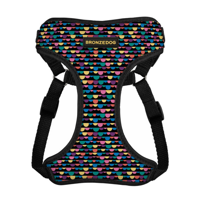 Шлея для собак BronzeDog Sport Бульки M 40-46 см