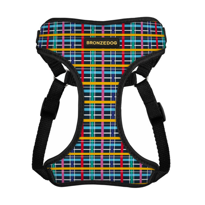 Шлея для собак BronzeDog Sport Клетка S 35-38 см