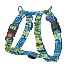Шлея для Собак Barksi Urban Нейлоновая Н-образная с QR-адресником Мрия S 36-60 см