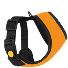 Шлея для мелких пород собак, оранжевая