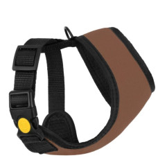 Шлея для мелких пород собак, коричневая