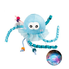 Іграшка для Котів Gigwi Shining Friendz Медуза c Світловим ефектом 7 см