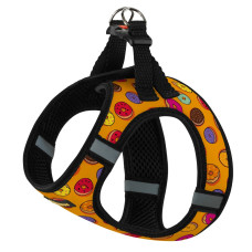 Шлея для собак Bronzedog Sport Vest Пончики 2XS, 26 см, 29 см