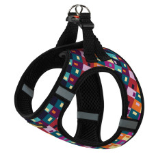 Шлея для собак Bronzedog Sport Vest Печворк 2XS, 26 см, 29 см