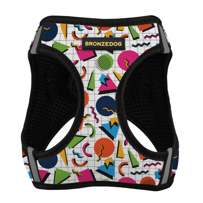 Шлея для собак Bronzedog Sport Vest Геометрия 3XS, 24 см, 26 см