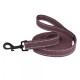 Поводок для собак Bronzedog Сotton рефлекторный х/б брезент Стандарт, Черри L 200 см, 2,5 см