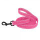 Поводок для собак Bronzedog Сotton рефлекторный х/б брезент Стандарт, Розовый M 200 см, 2 см