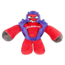 Игрушка для Собак Gigwi Gladiator в Резиновой Броне с Пищалкой Красный 20 см