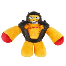 Іграшка для Собак Gigwi Gladiator у Гумовій Броні з Піщалкою Жовтий 20 см