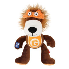 Игрушка для Собак Agent Gigwi Плюшевый Лев с Пищалкой и Теннисным Мячом 28 см