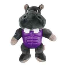 Іграшка для Собак Gigwi I'm Hero Гіпопотам з Гумовим Тілом та Піщалкою 20 см