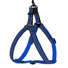 Шлея для Собак BronzeDog Mesh Стандарт, Синяя M 45-56 см