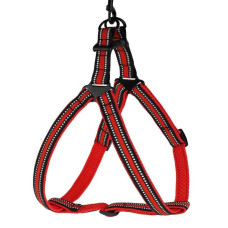 Шлея для Собак Mesh Стандарт, Червоний M 45-56 см