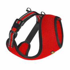 Шлея для Мелких Пород Собак BronzeDog Mesh, Красная XS 28-33 см