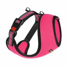 Шлея для Мелких Пород Собак BronzeDog Mesh, Розовая S 35-38 см