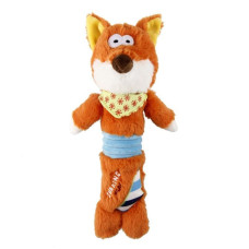 Іграшка для Собак Gigwi Shaking Fun Плюшевий Лисиця з Унікальною Пищалкою 30 см