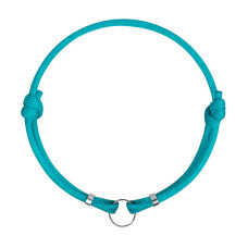 Шнурок для адресников из паракорда для собак и кошек Голубой, S 20-40 см