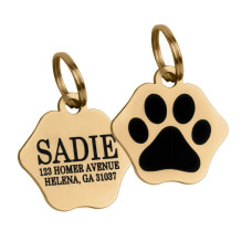 Адресник BronzeDog Позолота 3, 2 см 