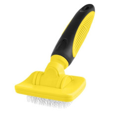 Пуходерка-щетка Bronzedog для всех типов шерсти S 16 х 7 см S