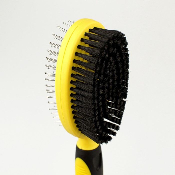 Щітка Масажна Двостороння з кутовими зубами 24*7 см L