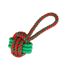 Игрушка Barksi TPR Rope Ball мячик на канате с TPR вставкой 22 см