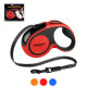 Поводок-рулетка Bronzedog 5 м с рефлекторной лентой, до 50 кг 