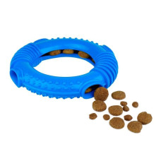 Игрушка для собак Bronzedog SMART мотивационная Ринг, 16х3 см синий