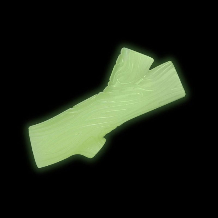 Игрушка для собак Bronzedog GLOW светонакопительная Ветка, 7 х 13 см 
