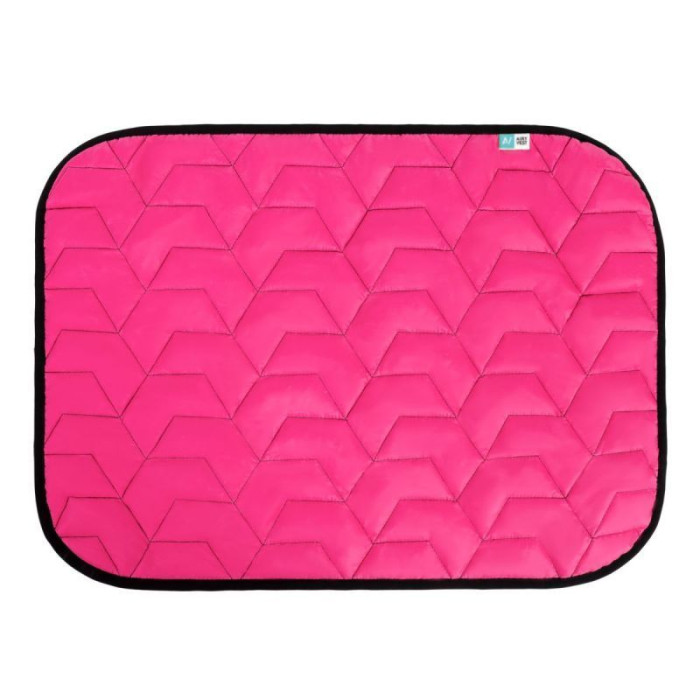 Подстилка AiryVest для собак розовая/черная, M 80*55 см