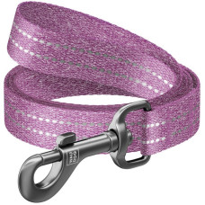 Поводок WAUDOG Re-cotton, из восстановленного хлопка, фиолетовый M 500см