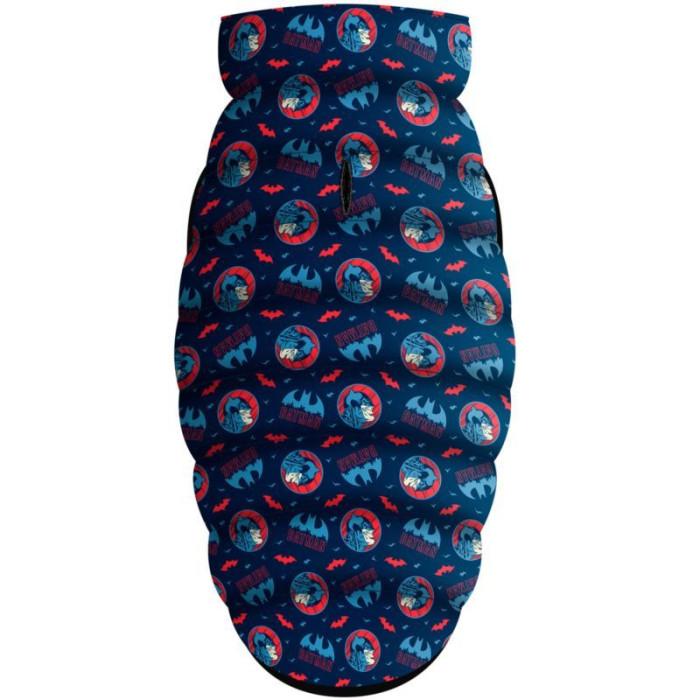 Курточка WAUDOG для собак, рисунок "Бэтмен красно-голубой" S40 37-40 см 52-55 см