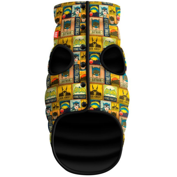 Курточка WAUDOG для собак, рисунок "Бэтмен винтаж" L65 60-65 см 87-90 см