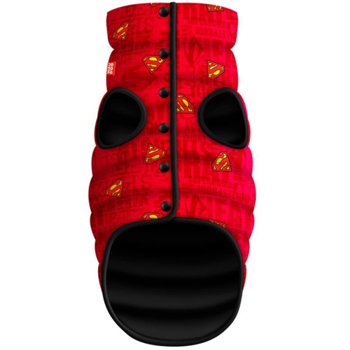 Курточка WAUDOG для собак, малюнок "Супермен червоний" XS25 23-25 см 37-40 см