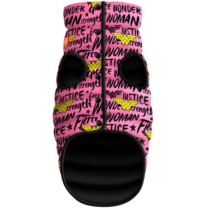 Курточка WAUDOG для собак, малюнок "Чудо-жінка в рожевому" XS22 20-22 см 33-36 см