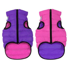 Двостороння курточка AiryVest для собак, рожево-фіолетова XS22 20-22 см 33-35 см