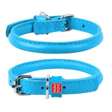Нашийник круглий WAUDOG Glamour, Блакитний XS1 17-20 см