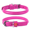 Нашийник круглий WAUDOG Glamour, Рожевий XS1 17-20 см