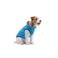 Двостороння курточка AiryVest UNI для собак, чорно-блакитний XS28 25-28 см 35-41 см