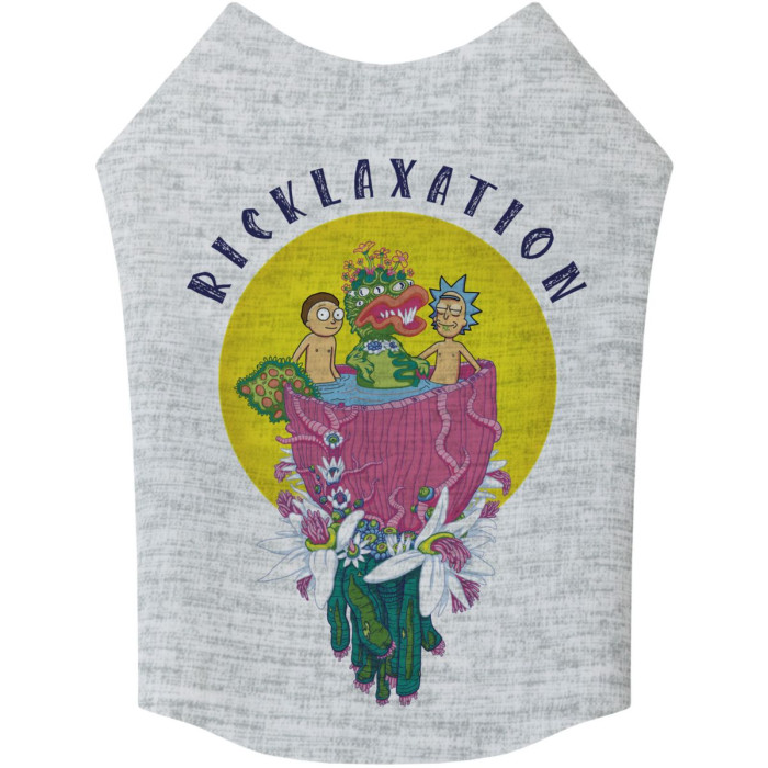 Майка для собак WAUDOG Clothes, рисунок "Рик и Морти 2", S40, B 50-56 см, С 29-34 см