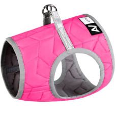 Мягкая нейлоновая шлея для собак AiryVest ONE Розовая XS1 24-27 см