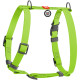 Шлея для собак водостойкая анатомическая Н-образная WAUDOG Waterproof с QR-паспортом, пластиковая пряжка-фастекс, L, Ш 25 мм, А 50-85 см, В 60-100 см, салатовый