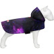 Дождевик-накидка с капюшоном для собак WAUDOG Clothes, рисунок "NASA21", L, А 48-52 см, B 60-70 см, С 42-52 см