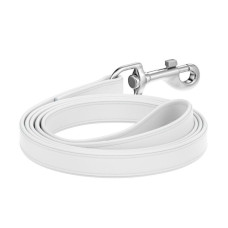 Поводок кожаный WAUDOG Design, белый S-M 122 см