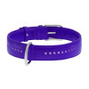 Ошейник WAUDOG Glamour со стразами, фиолетовый M 30-39 см
