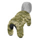 Комбинезон для собак WAUDOG Clothes, рисунок "Милитари", S35, В 52-55 см, С 31-36 см