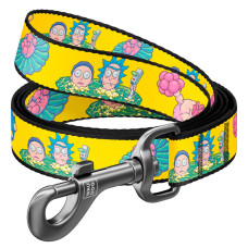 Поводок для собак нейлоновый WAUDOG Nylon, рисунок "Рик и Морти 1", M, 20 мм, 122 cм