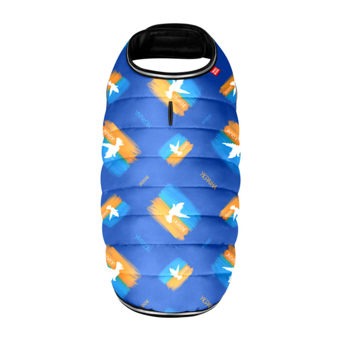 Курточка-накидка для собак WAUDOG Clothes, рисунок "Флаг", XL, А 47 см, B 68-80 см, С 42-52 см