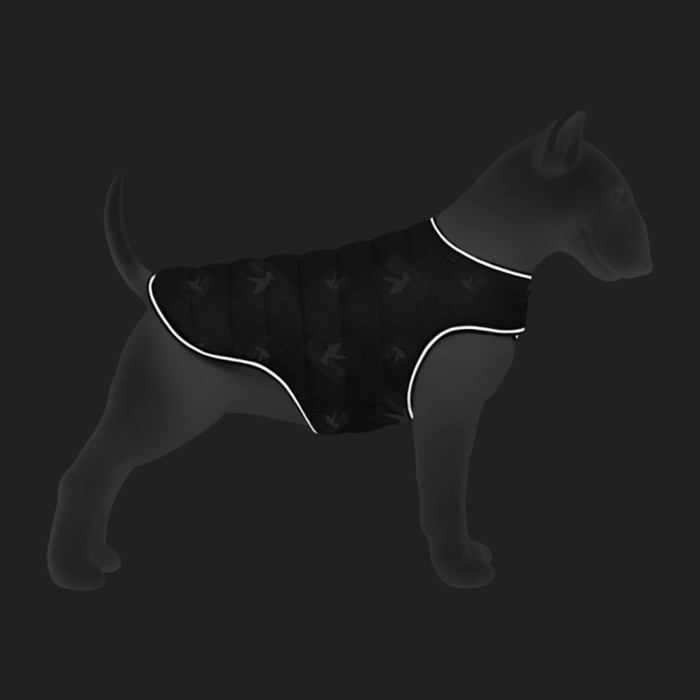 Курточка-накидка для собак WAUDOG Clothes, рисунок "Флаг", XL, А 47 см, B 68-80 см, С 42-52 см