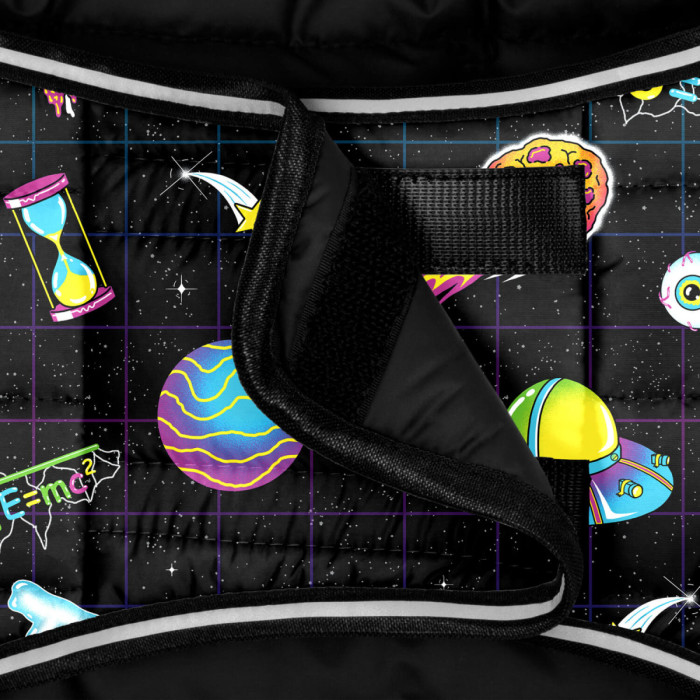 Курточка-накидка для собак WAUDOG Clothes, рисунок "Год и Морти 2", XL, А 47 см, B 68-80 см, С 42-52 см